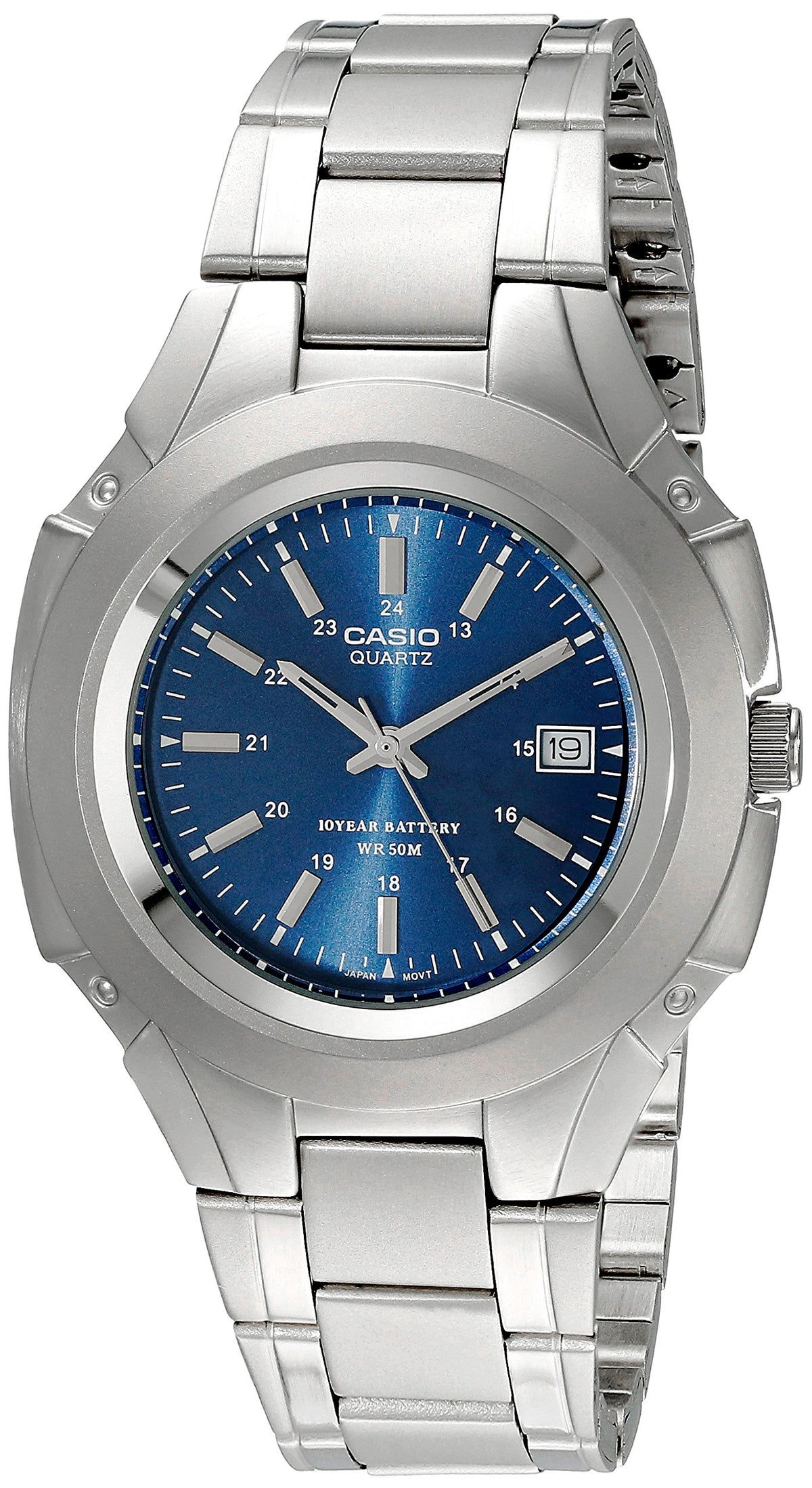 Casio Men'S Stainless Steel Dress Watch Mtp3050D-2Av With 10-Year Battery, Silver