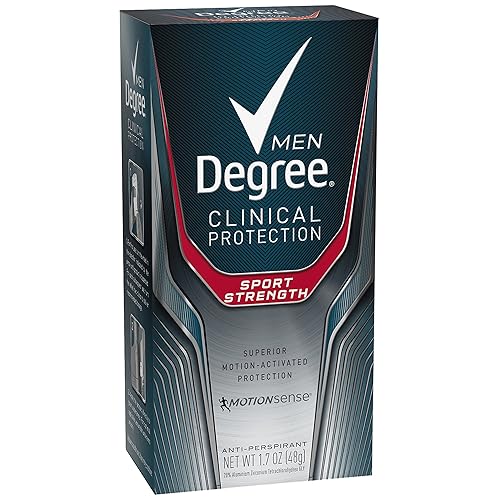 Degree Men Clinical Antiperspirant, Sport Strength, 1.7 Oz - Long-Lasting Protection