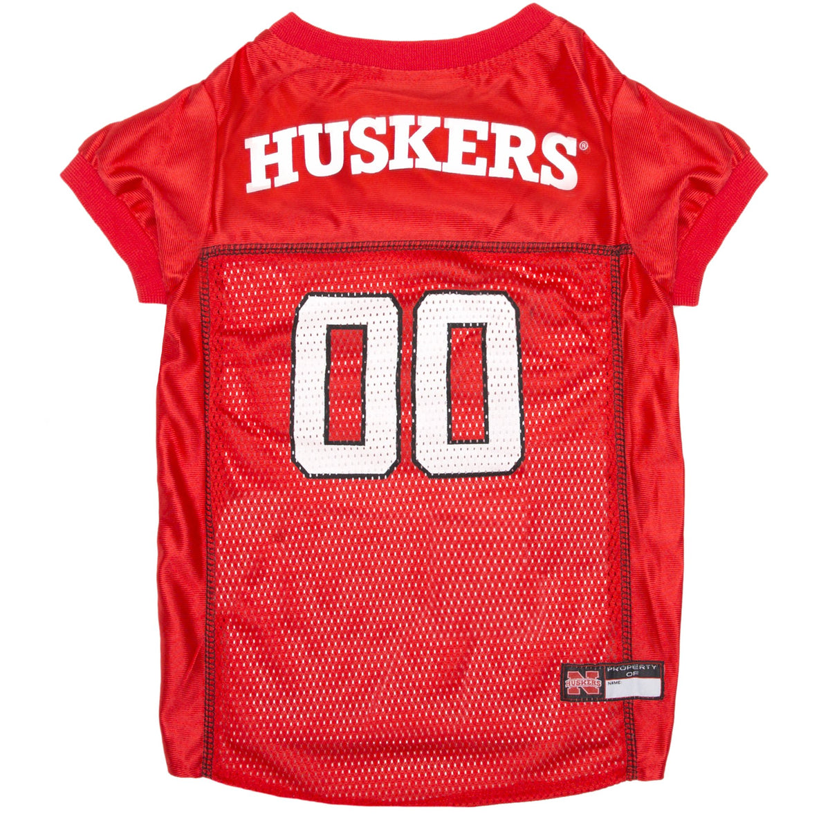 Pets First Ncaa College Nebraska Cornhuskers Mesh Jersey For Dogs & Cats, Xx-Large. Licensed Dog Jersey With Your Favorite Football/Basketball College Team