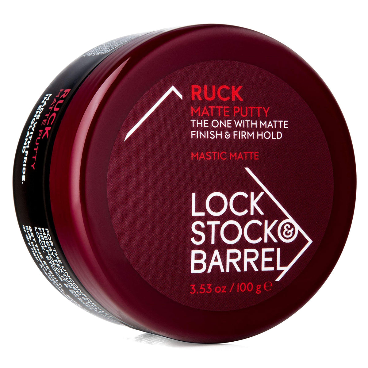 Lock Stock & Barrel Ruck Matte Putty For Men, 100G - Versatile Styling Cream