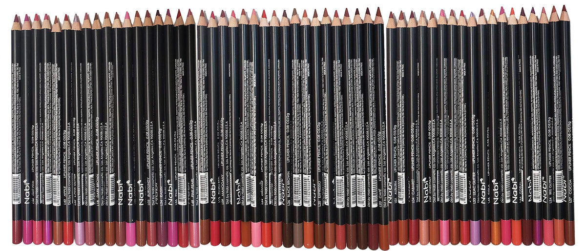 Nabi 54 Pcs Brown Lip Liner Pencils - Long-Lasting, Smooth Application, Perfect For Makeup Lovers