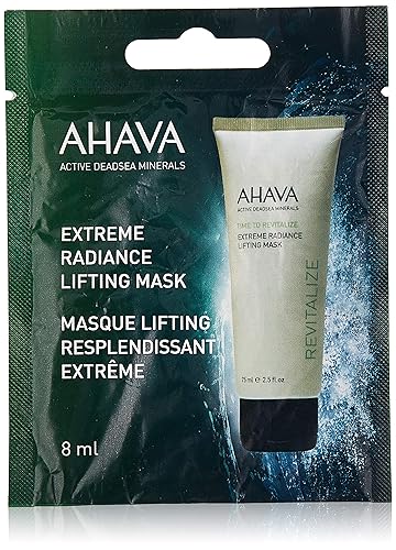 Ahava Extreme Radiance Lifting Mask, 0.27 Fl Oz - Hydrating Anti-Aging Treatment