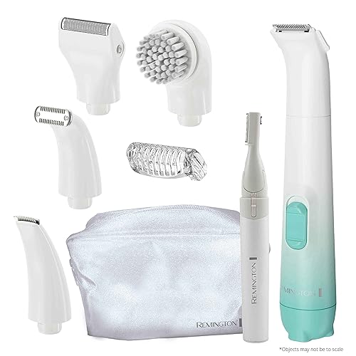 Remington Smooth & Silky Body & Bikini Kit, Waterproof Cordless Trimmer & Shaver For Women