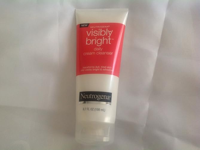 Neutrogena Visibly Bright Daily Cream Cleanser, 6.7 Oz - Gentle Facial Wash For Radiant Skin