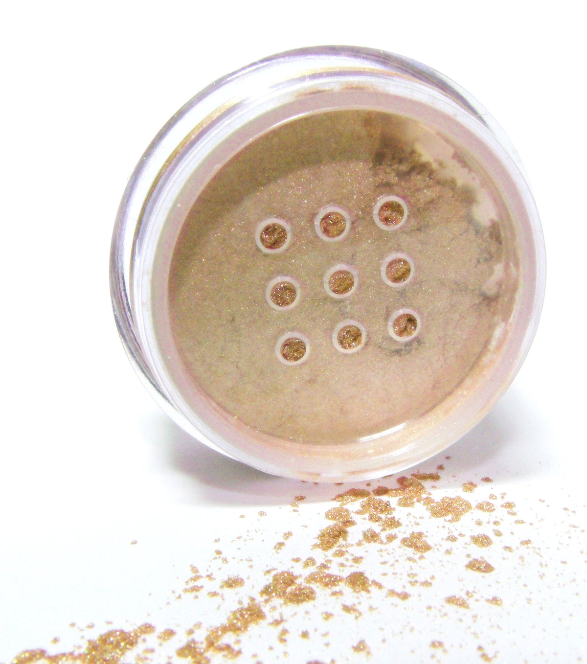 Pure Ziva Sand Beige Shimmer Loose Eyeshadow Powder - Talc & Cruelty Free, 0.06 Oz