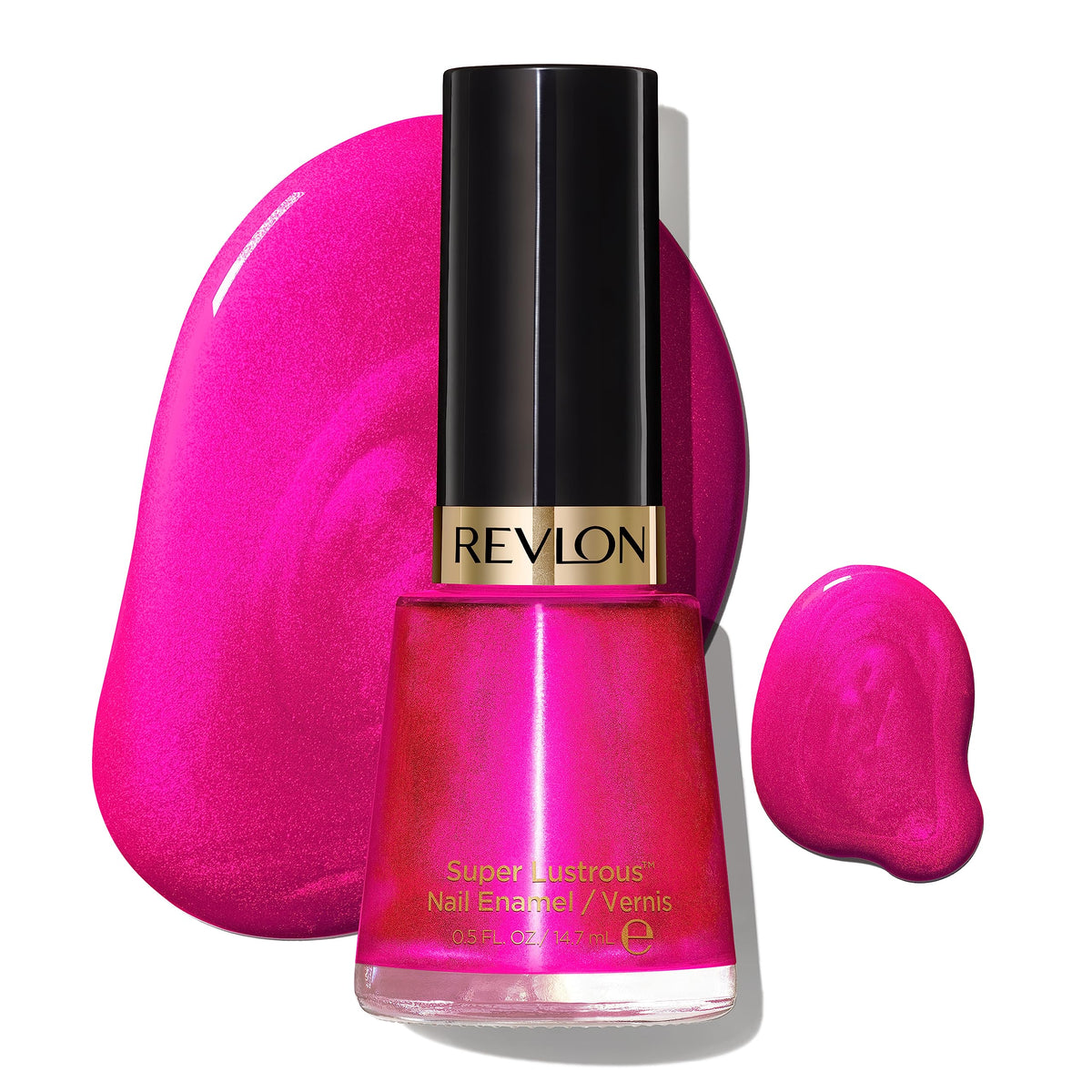 Revlon Super Lustrous Nail Polish, Chip Resistant Longwear, High Shine, 723 Electric, 0.5 Fl Oz