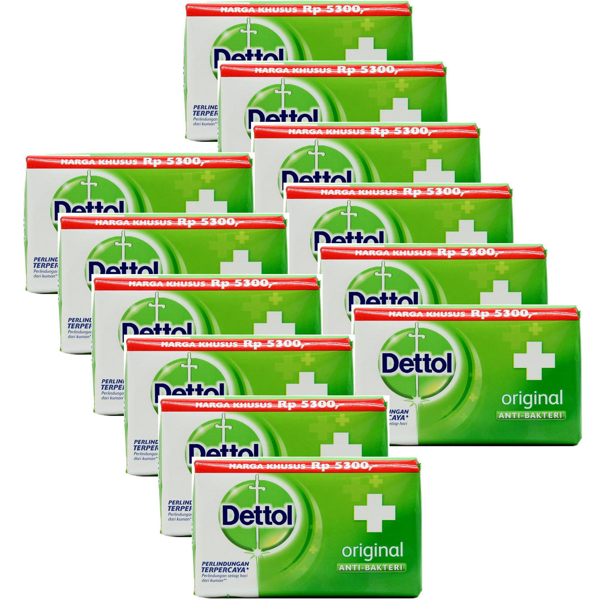 Dettol Anti-Bacterial Hand & Body Soap, Original, 110G (Pack Of 12) - Trusted Cleanliness