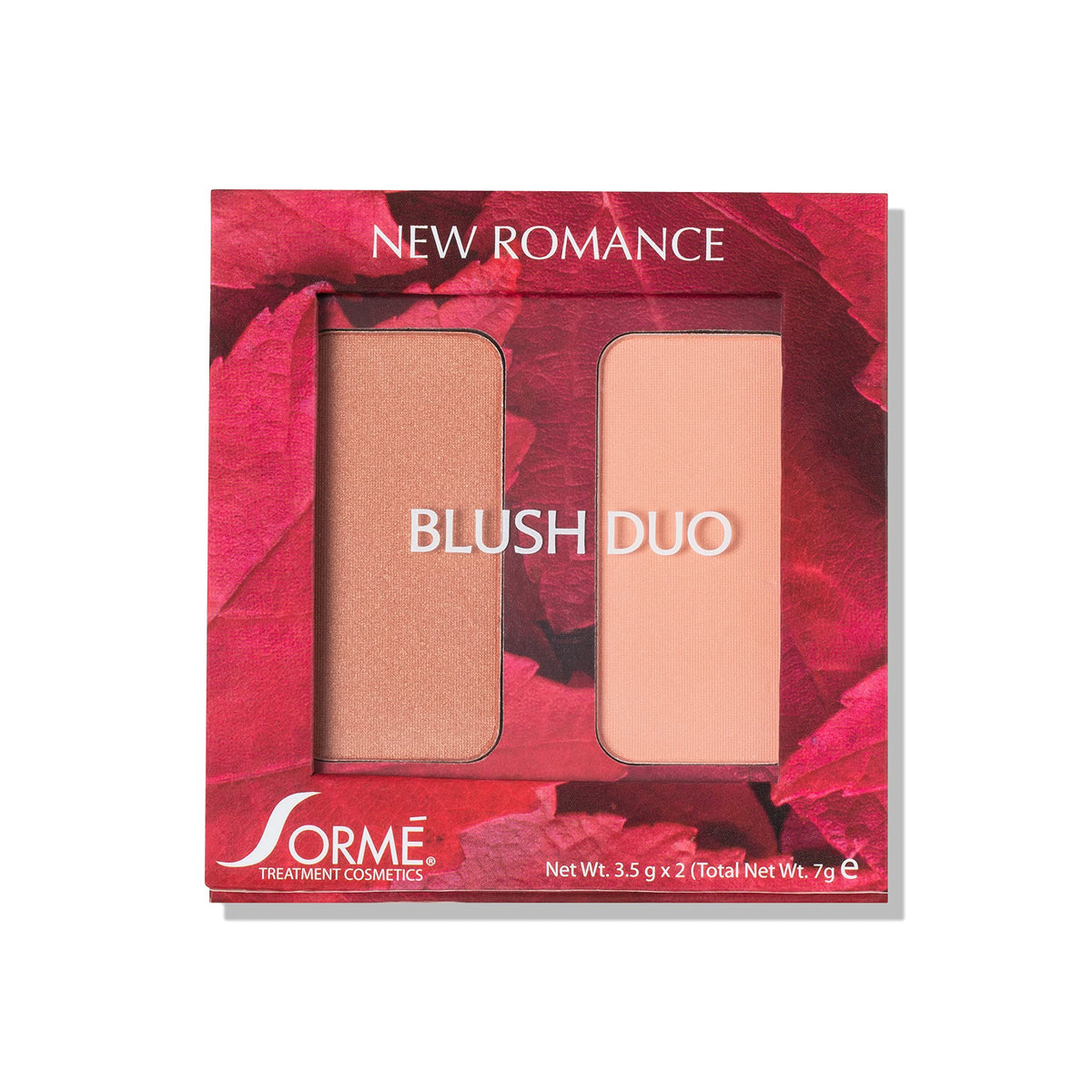 SORMÉ Blush Duo Compacts - Red, 1 Ounce, Perfect for Flawless Cheeks and Radiant Skin