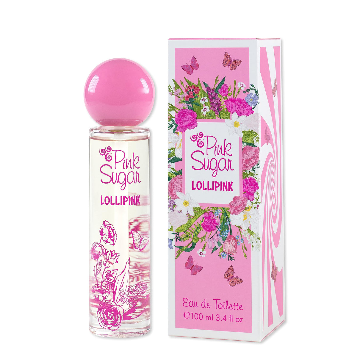 Pink Sugar Lollipink Eau De Toilette for Women, Fruity Floral Scent, 3.4 Fl Oz