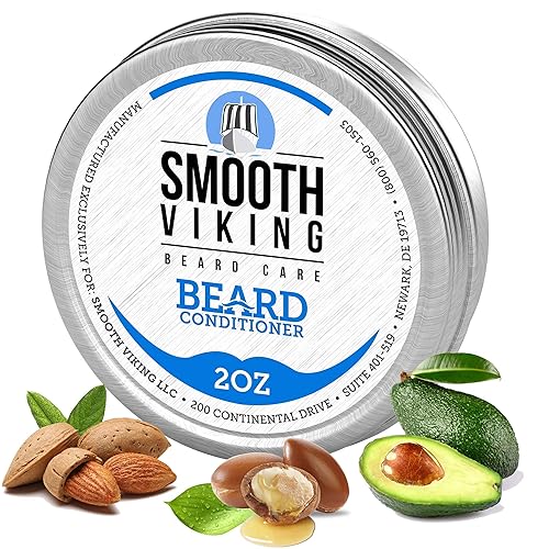 Smooth Viking Beard Conditioner For Men - Silky Smooth Leave-In Softener (2 Oz)