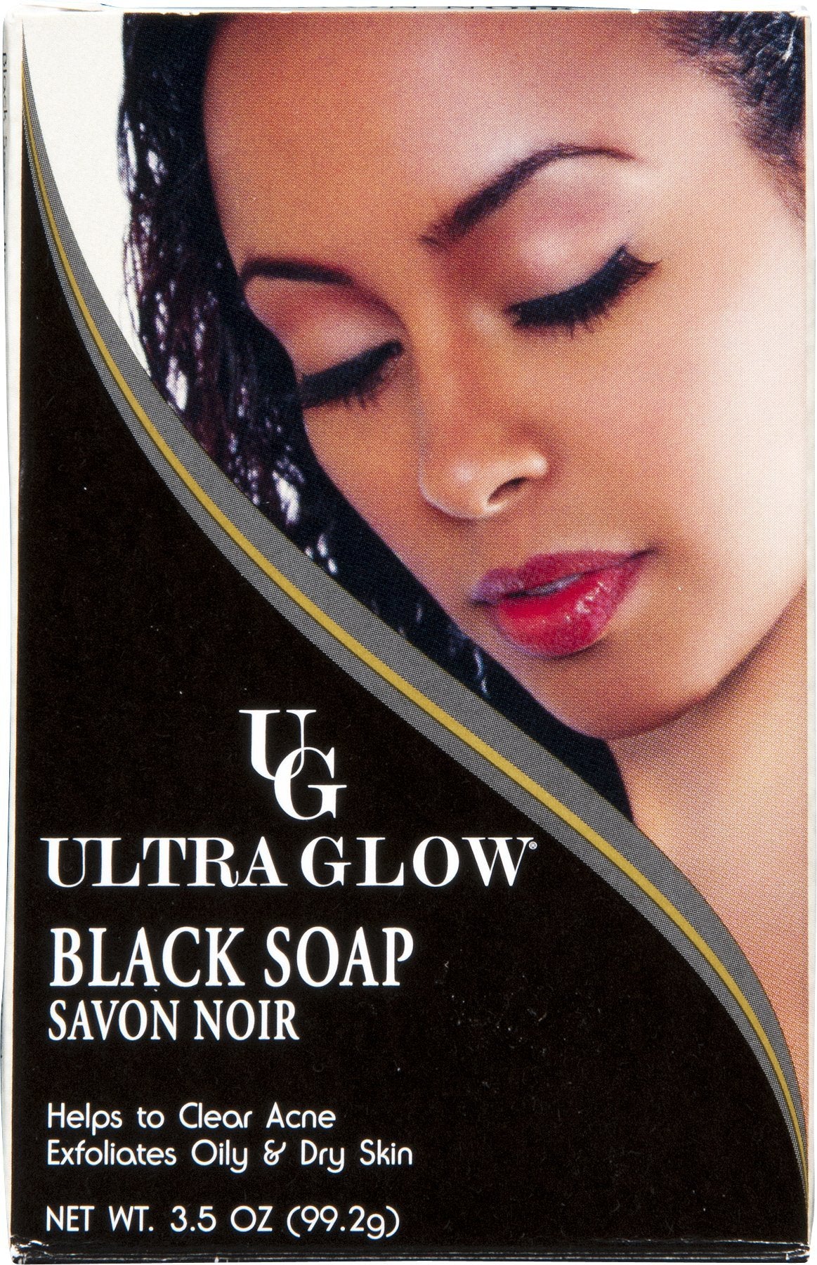 Ultra Glow Black Soap, 3.5 Oz - Natural Cleanser For Radiant Skin, Pack Of 1