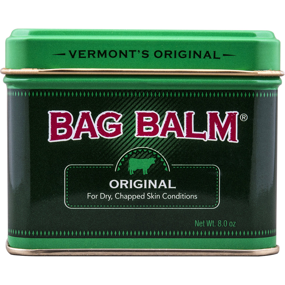 Bag Balm 8 Ounce Tin - Original Moisturizing Balm For Dry, Chapped Skin Conditions