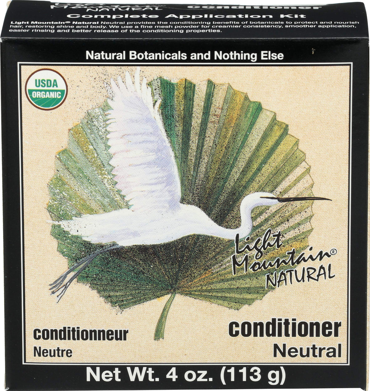 Light Mountain Natural Hair Color & Conditioner, Neutral, 4 Oz - Multi-Pack