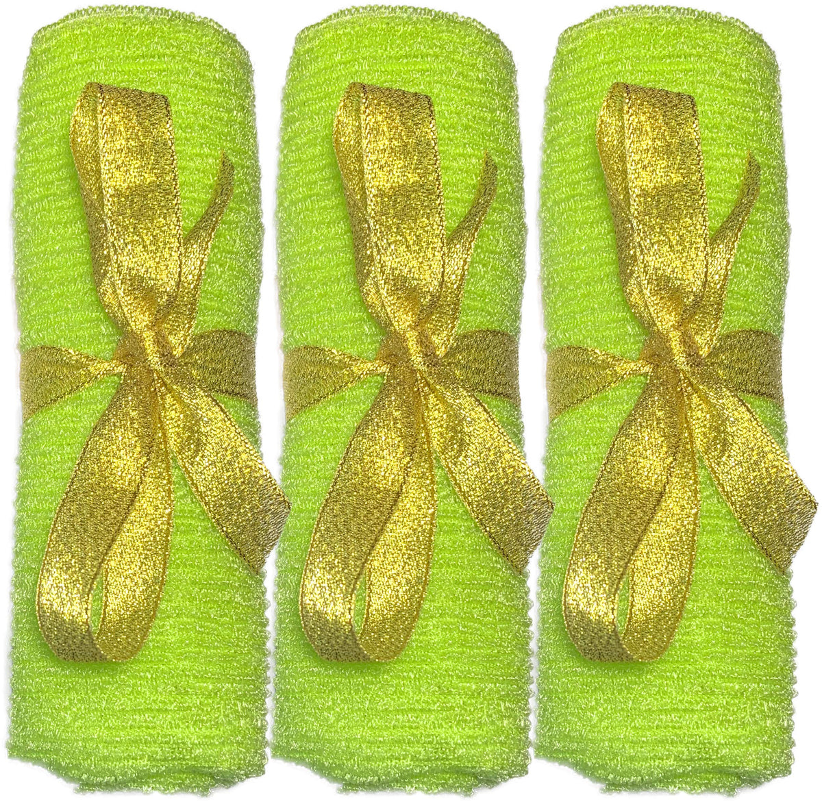 Mr.Cui'Shop 3 Pcs Long Nylon Bath Cloth Set - Exfoliating Shower Scrubber For Skin Care