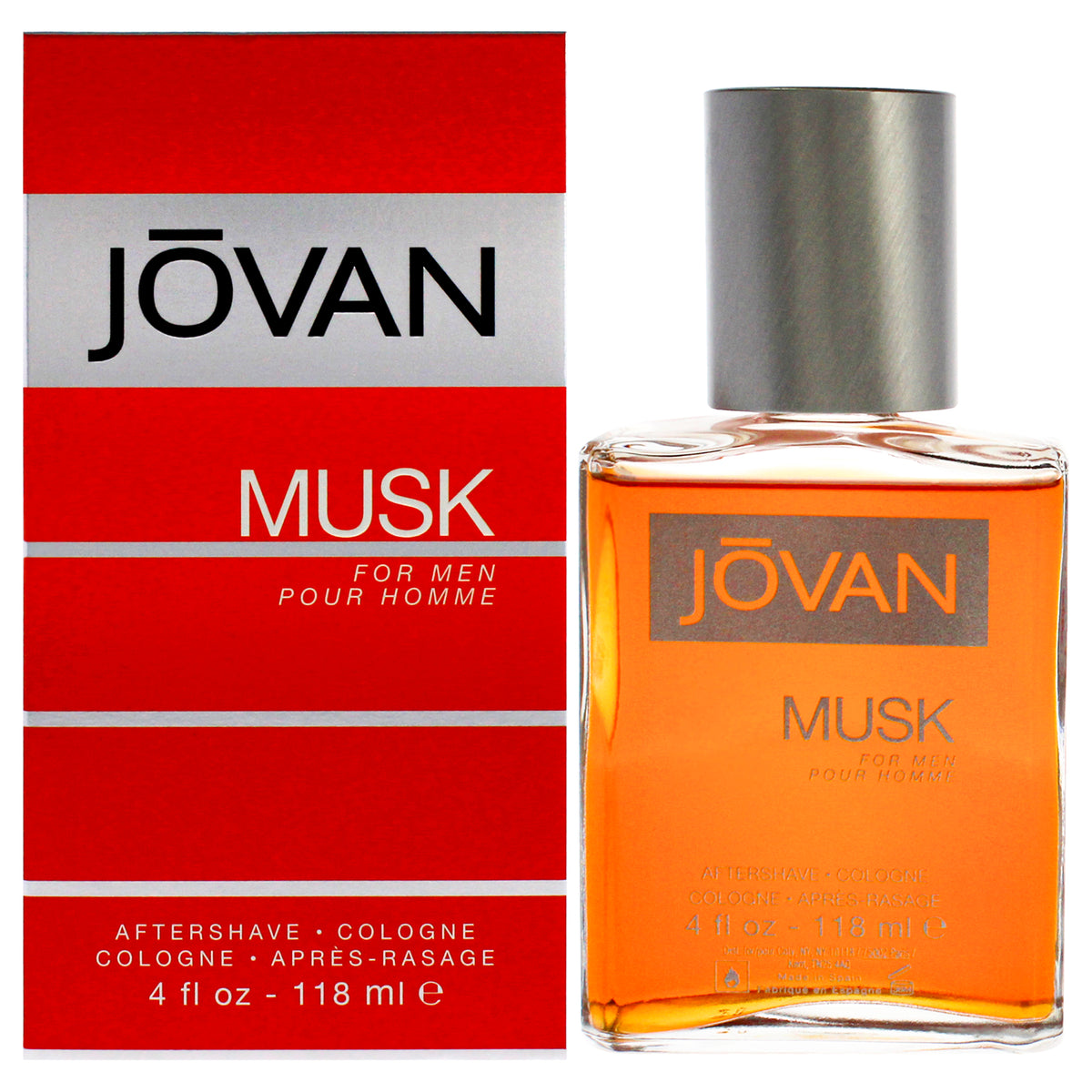 Jovan Musk by Jovan for Men  4 oz After Shave Cologne