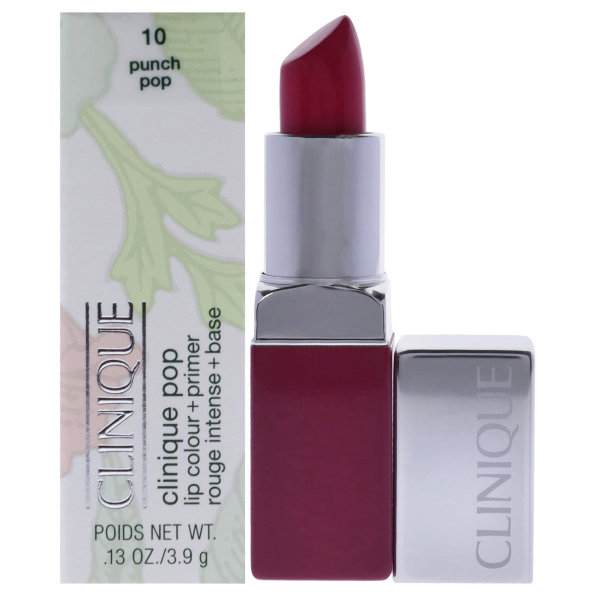 Clinique Pop Lip Colour Plus Primer  10 Punch Pop by Clinique for Women  013 oz Lipstick