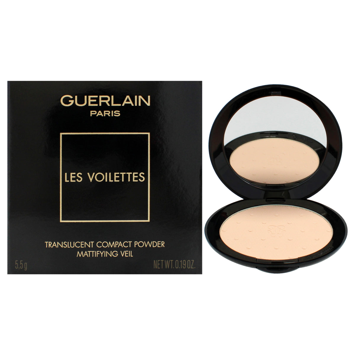 Les Voilettes Translucent Compact Powder  3 Medium by Guerlain for Women  019 oz Powder