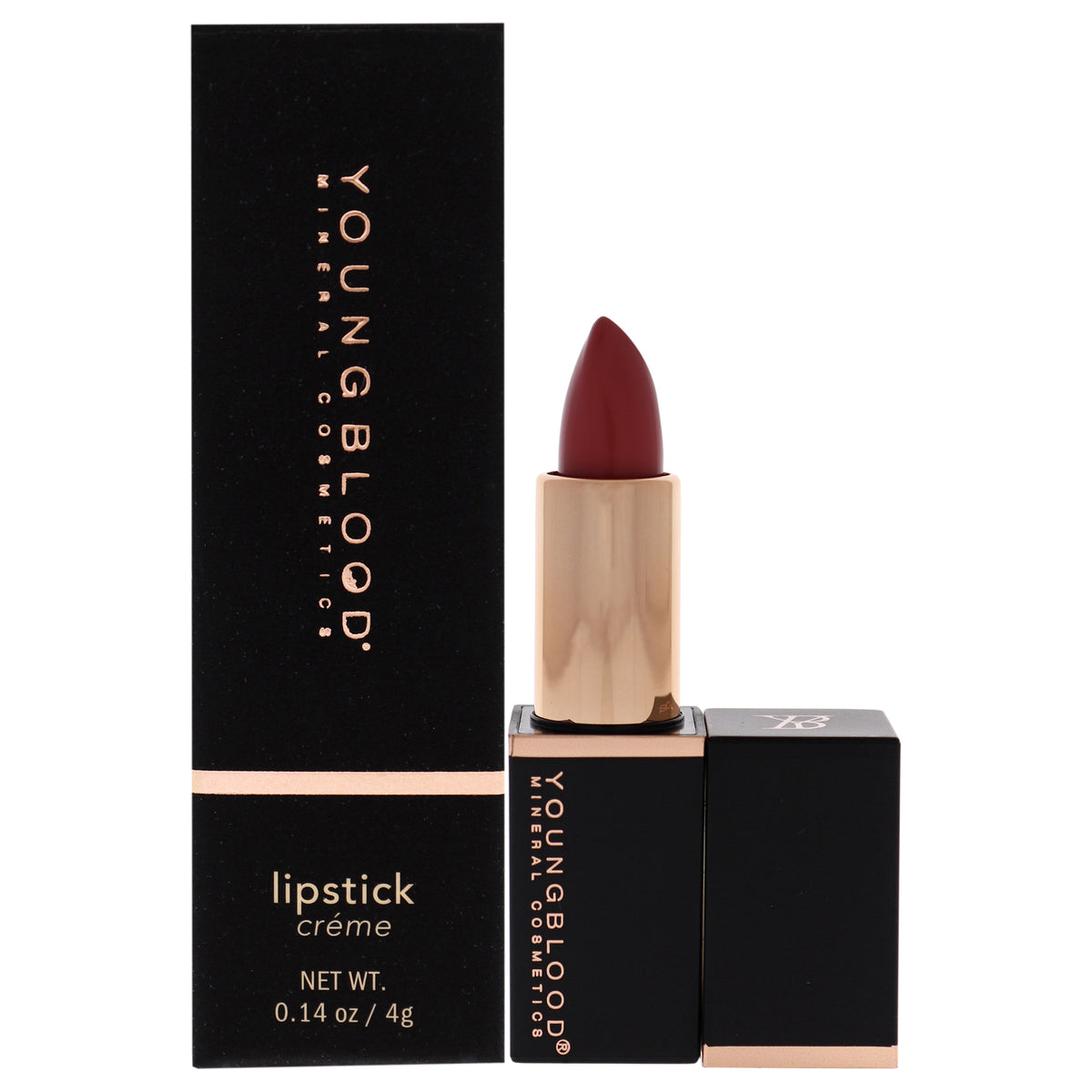 Mineral Creme Lipstick  Rosewater by Youngblood for Women  014 oz Lipstick