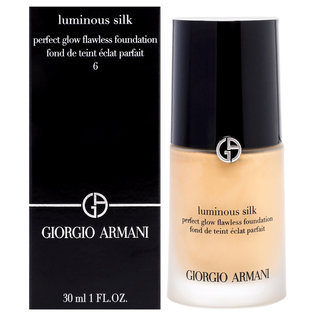 Luminous Silk Foundation  6 MediumWarm by Giorgio Armani for Women  1 oz Foundation