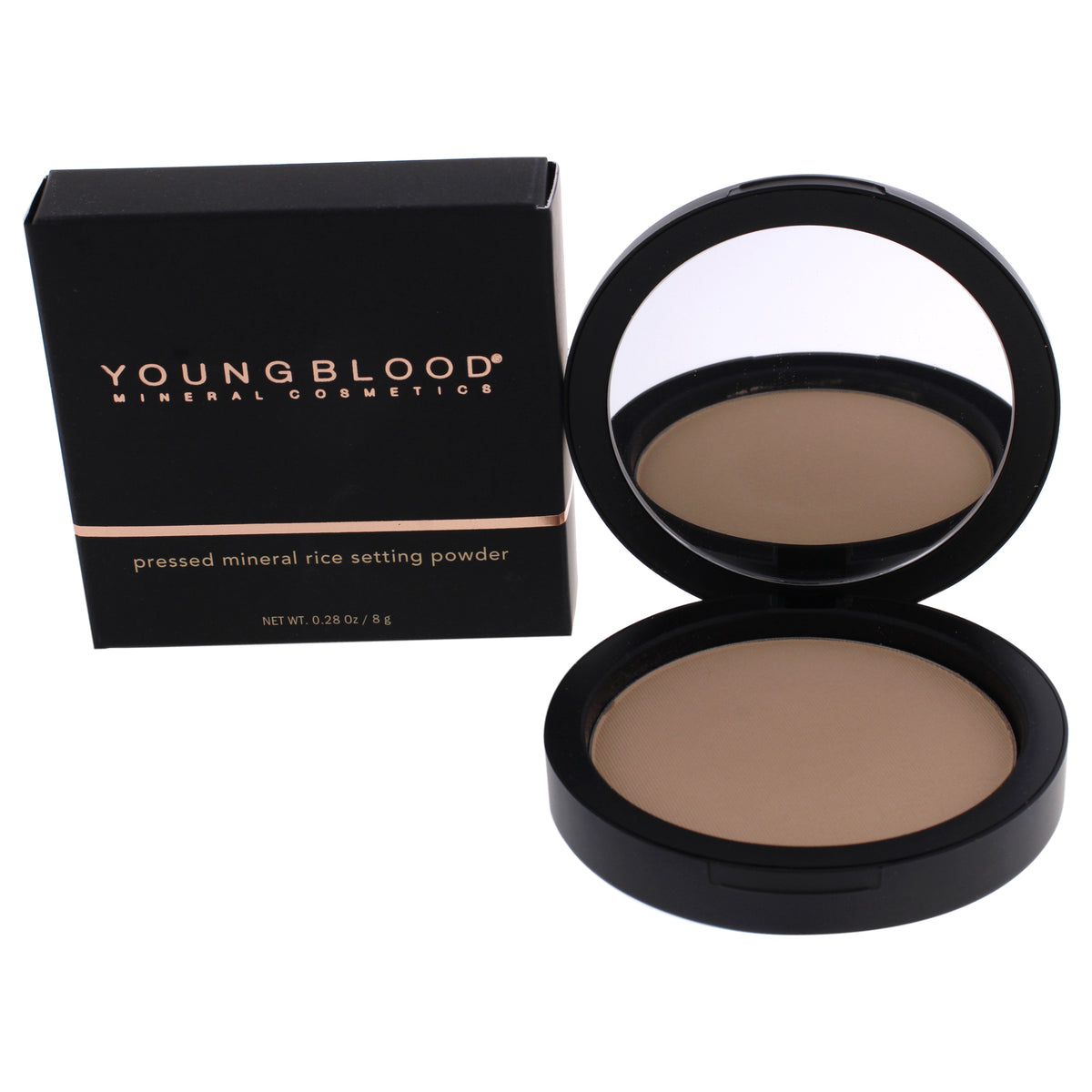 Pressed Mineral Rice Setting Powder  Medium by Youngblood for Women  028 oz Powder