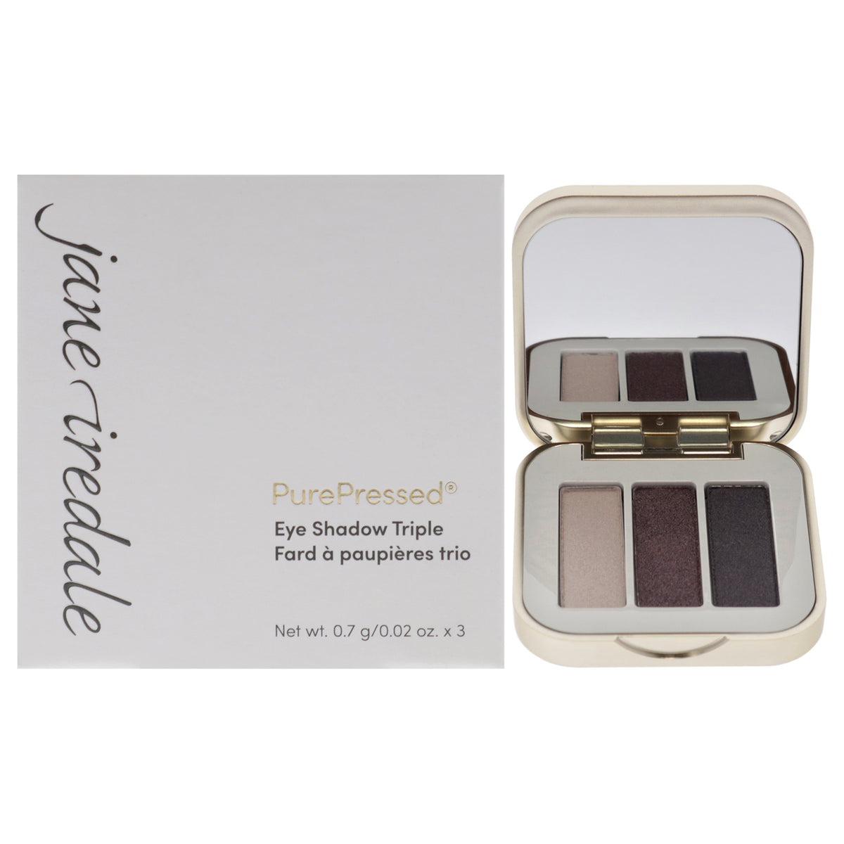 PurePressed Eyeshadow Triple  Sundown by Jane Iredale for Women  006 oz Eye Shadow