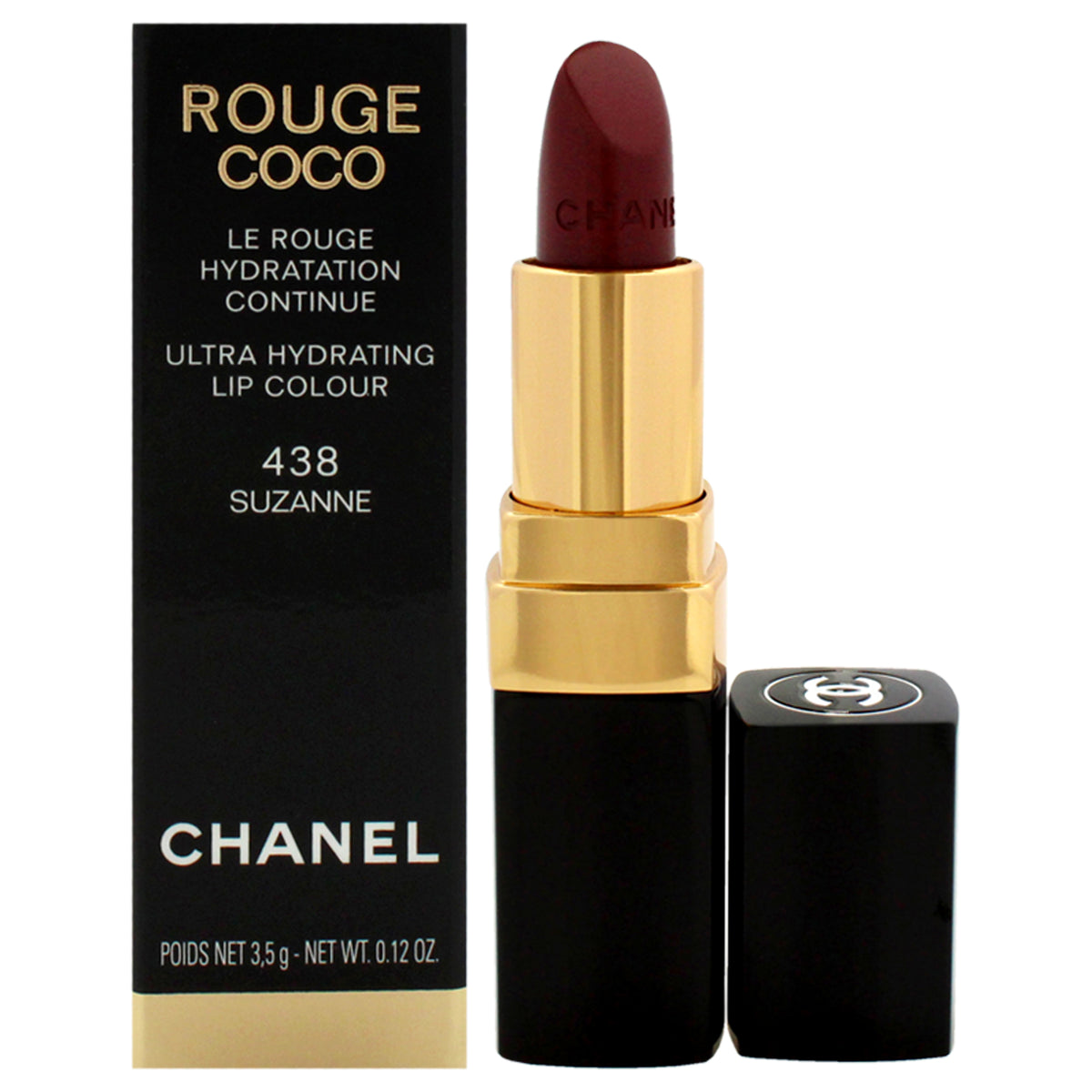 Rouge Coco Ultra Hydrating Lip Colour  438 Suzanne by Chanel for Women  012 oz Lipstick