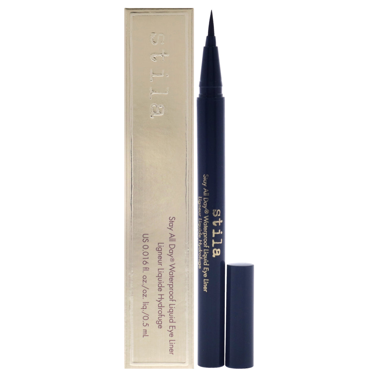 Stay All Day Waterproof Liquid Eye Liner  Midnight by Stila for Women  0016 oz Eyeliner