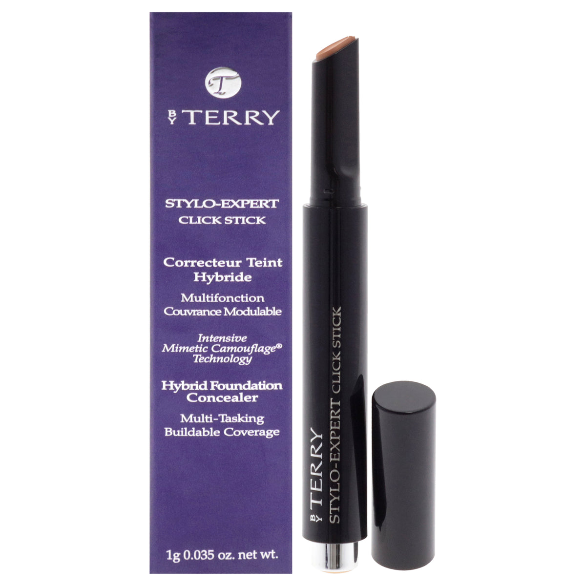 StyloExpert Click Stick Hybrid Foundation Concealer  105 Light Copper by By Terry for Women  0035 oz Makeup