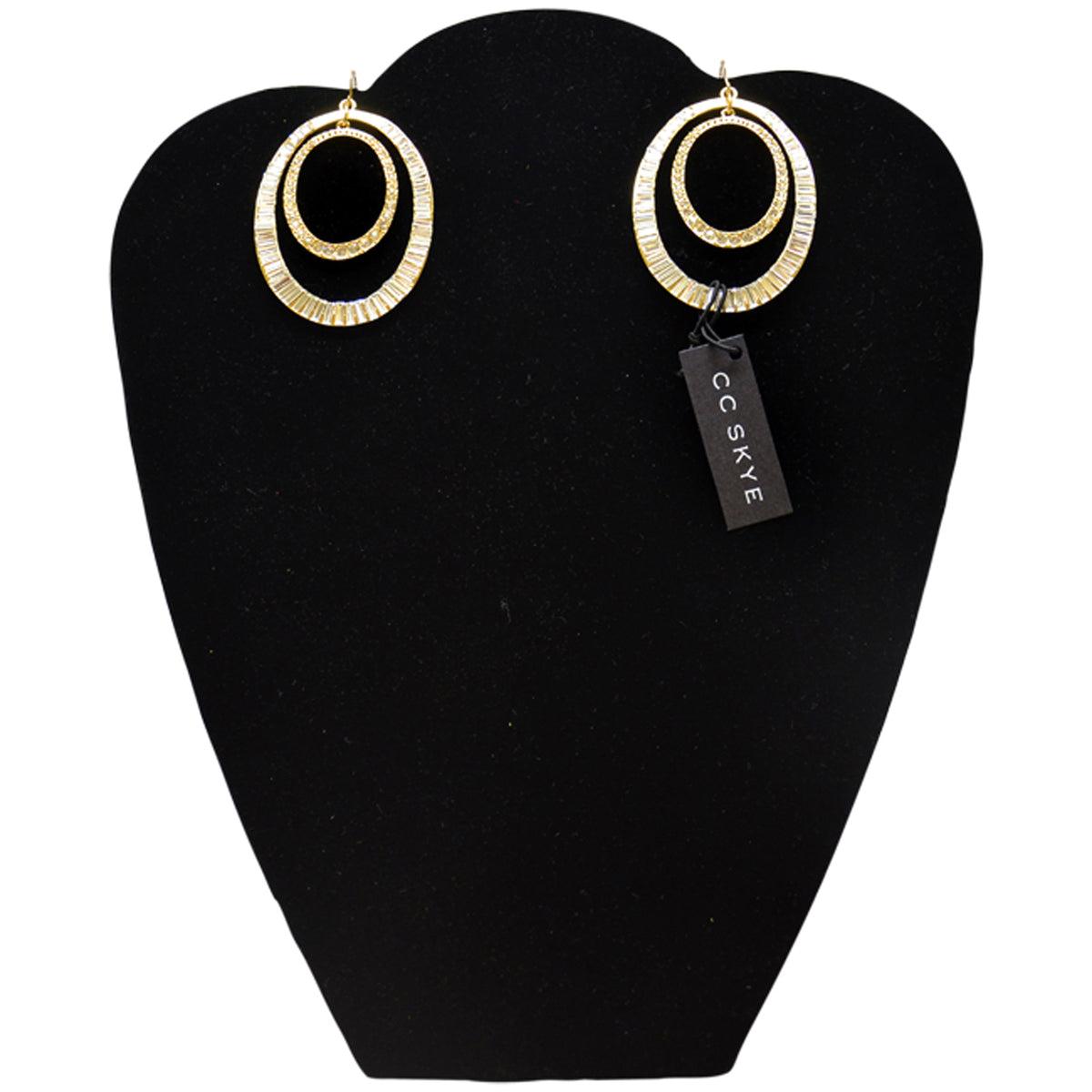 Monte Carlo Hoops in Gold by CC Skye for Women  1 Pair Hoops