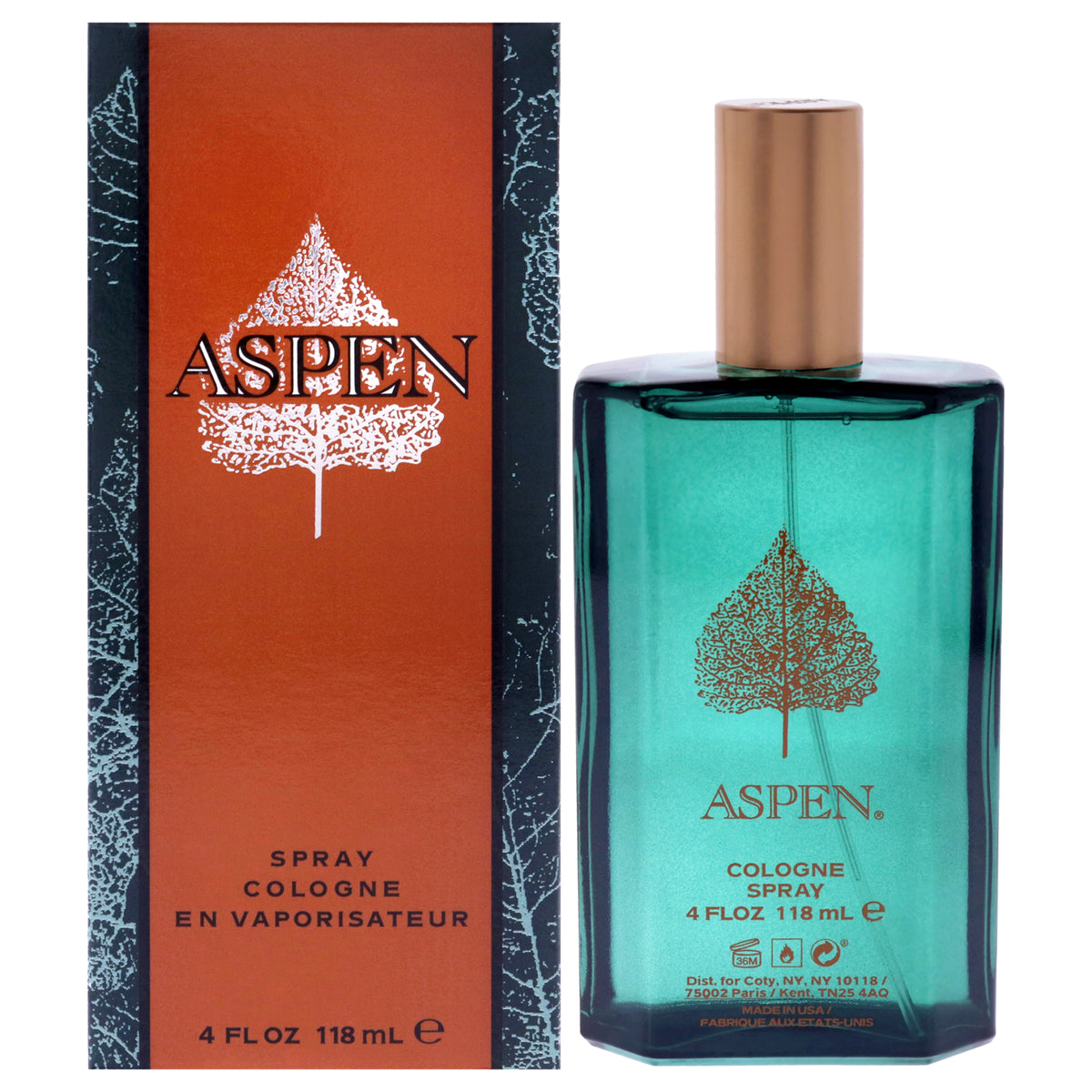 Aspen by Coty for Men  4 oz EDC Spray