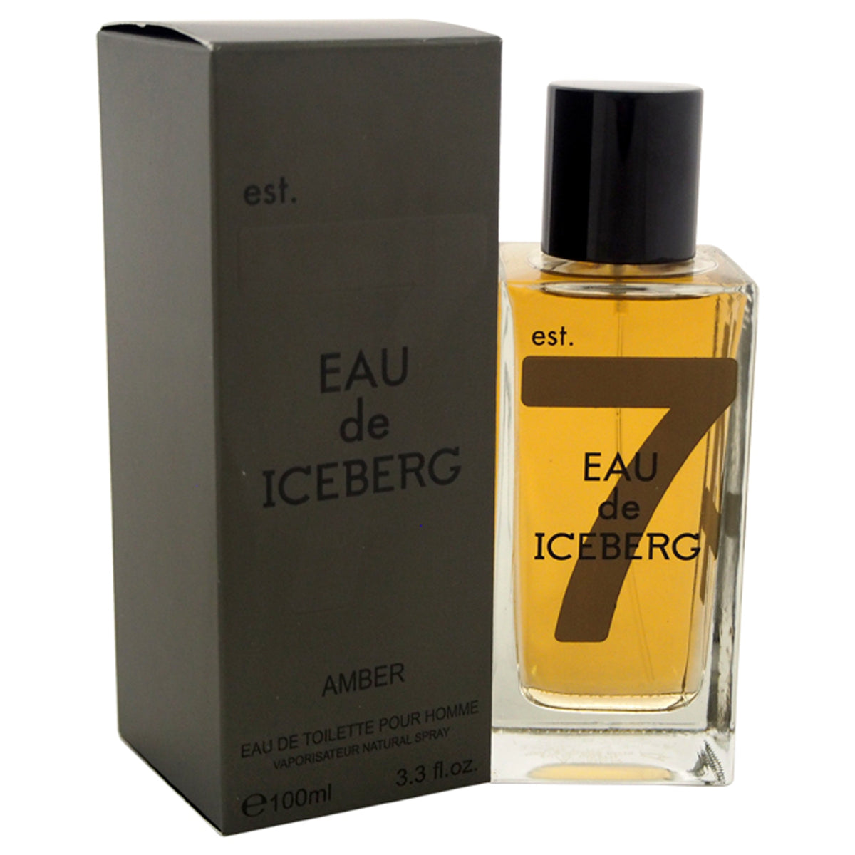 Eau de Iceberg Amber by Iceberg for Men  33 oz EDT Spray