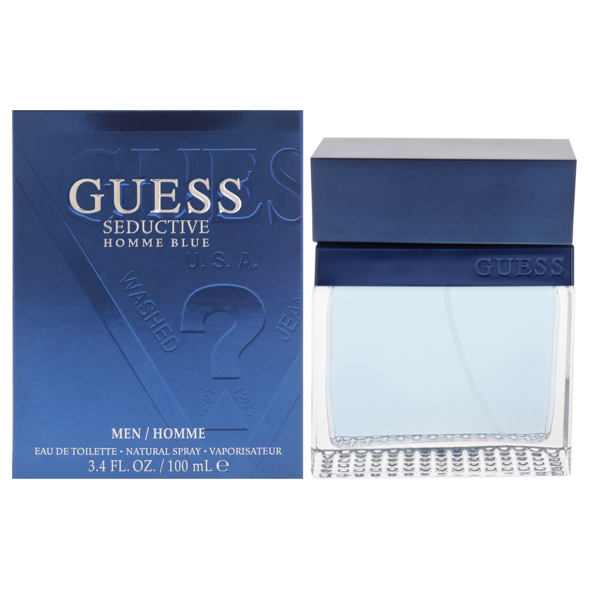 Guess Seductive Homme Blue by Guess for Men  34 oz EDT Spray