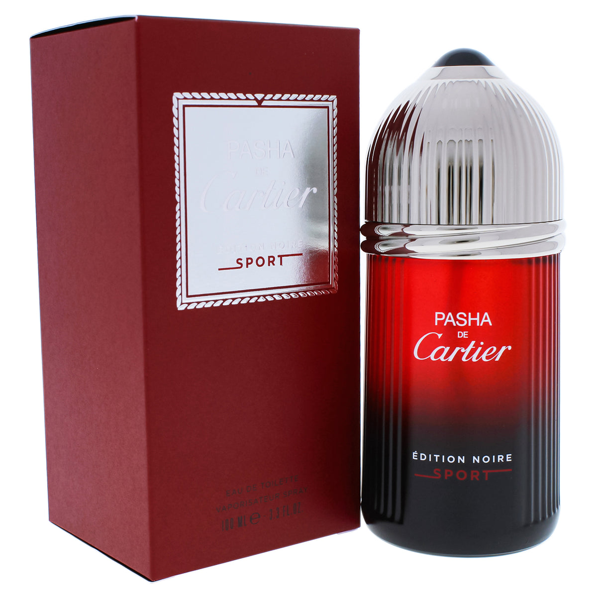 Pasha De Cartier Edition Noire Sport by Cartier for Men  33 oz EDT Spray