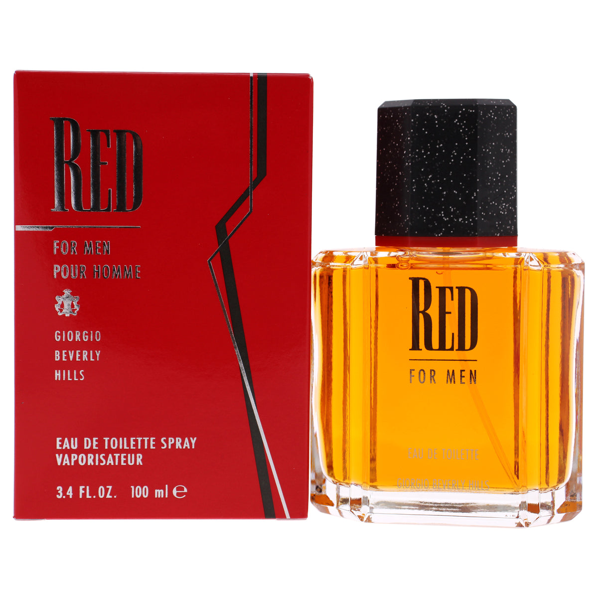 Red by Giorgio Beverly Hills for Men  34 oz EDT Spray