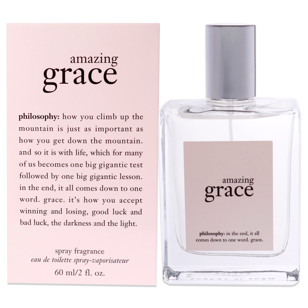 Amazing Grace by Philosophy for Women  2 oz EDT Spray