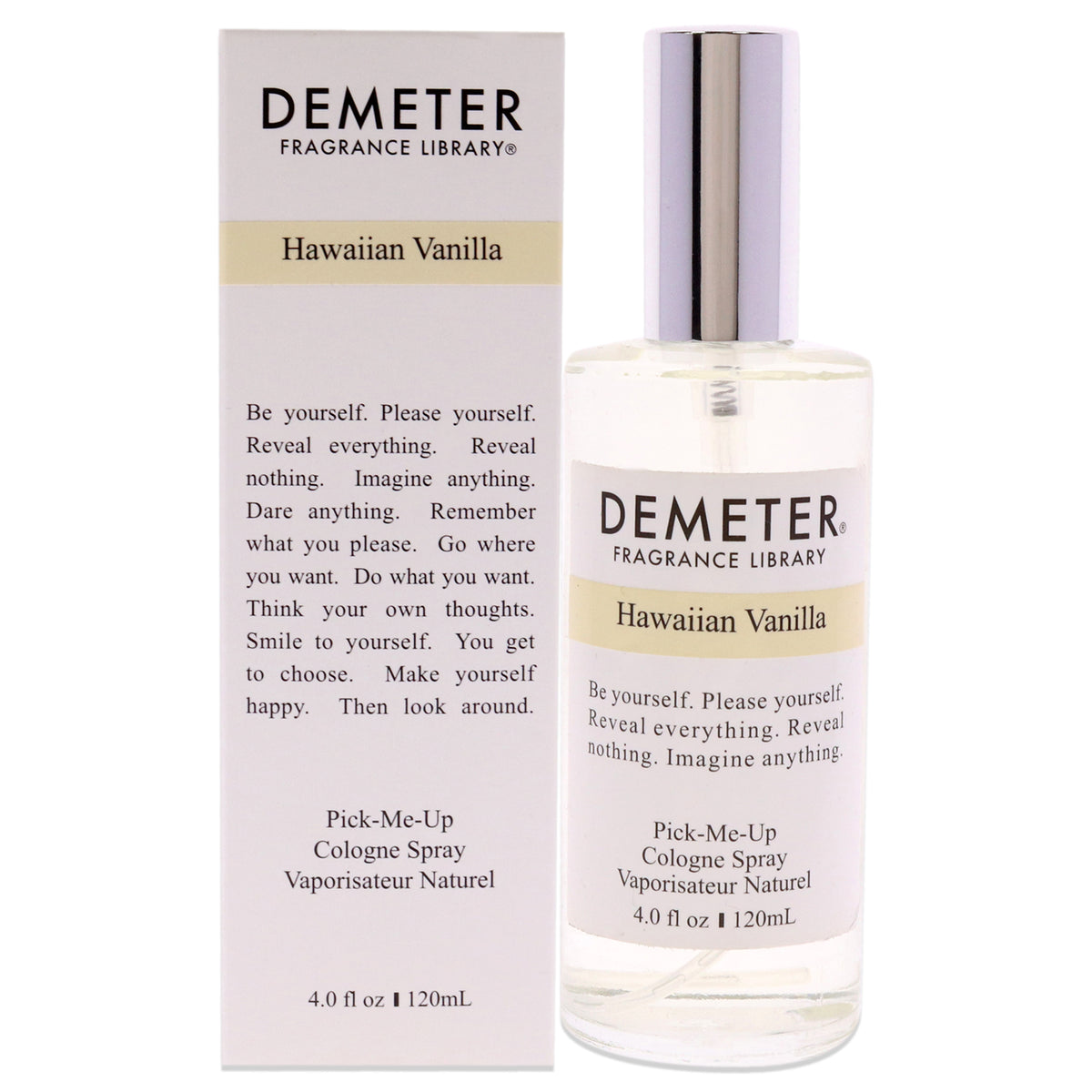 Hawaiian Vanilla by Demeter for Women  4 oz Cologne Spray