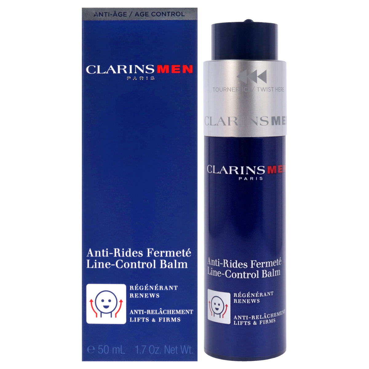 Men LineControl Balm by Clarins for Men  17 oz Balm