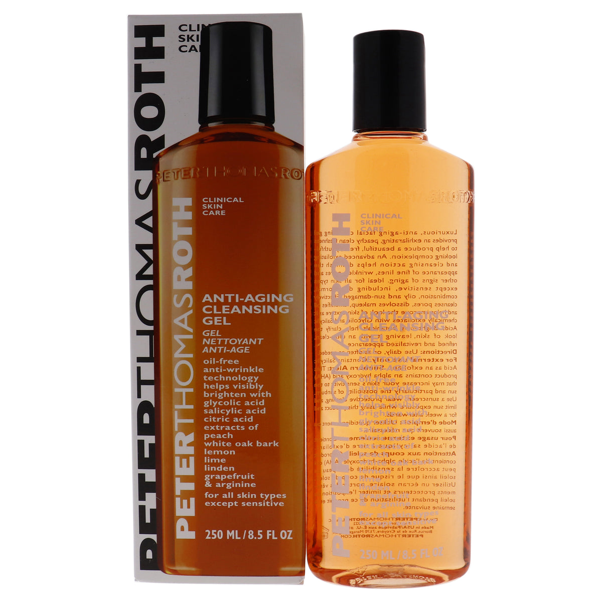 AntiAging Cleansing Gel by Peter Thomas Roth for Unisex  85 oz Cleanser