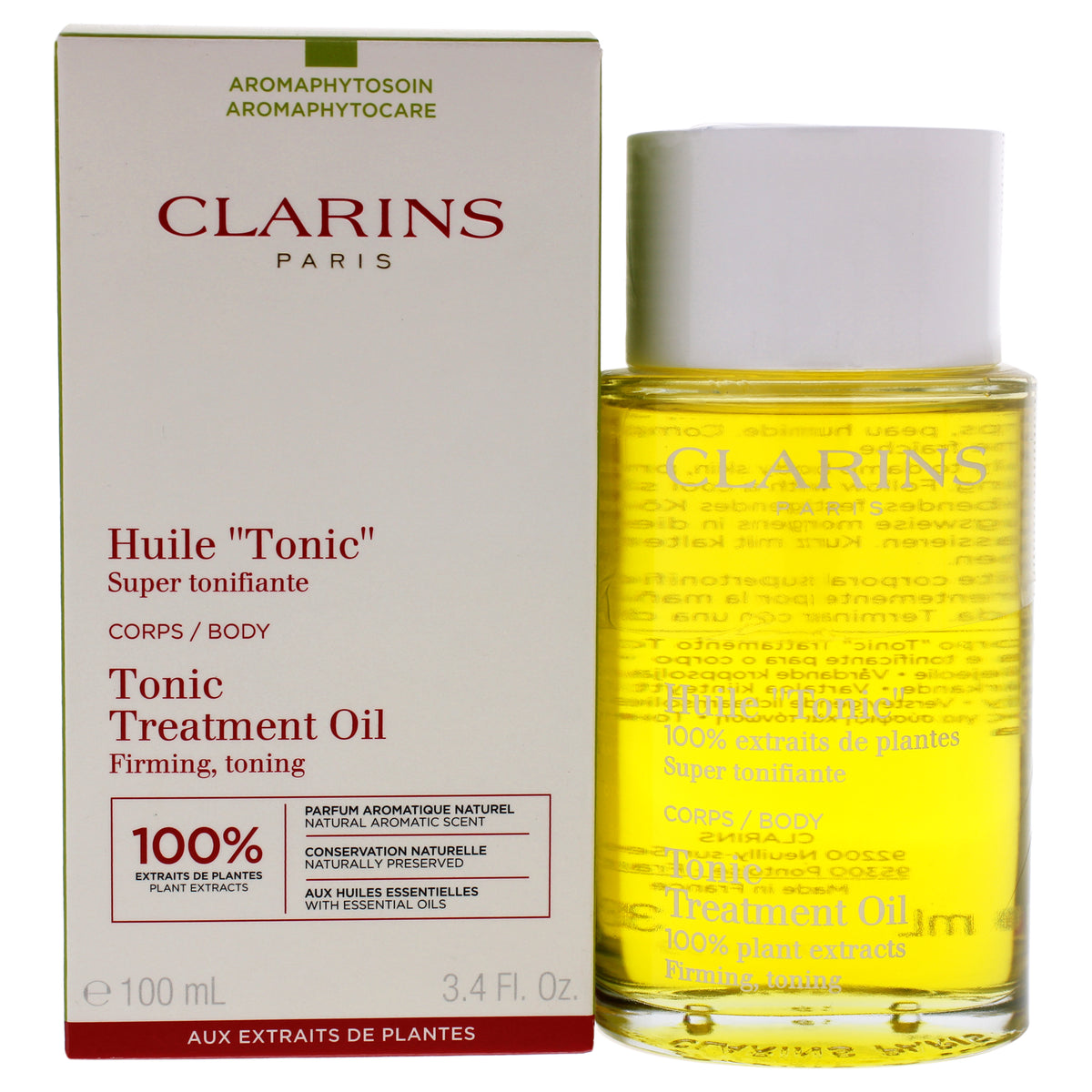 Body Treatment Oil Tonic by Clarins for Unisex  34 oz Treatment