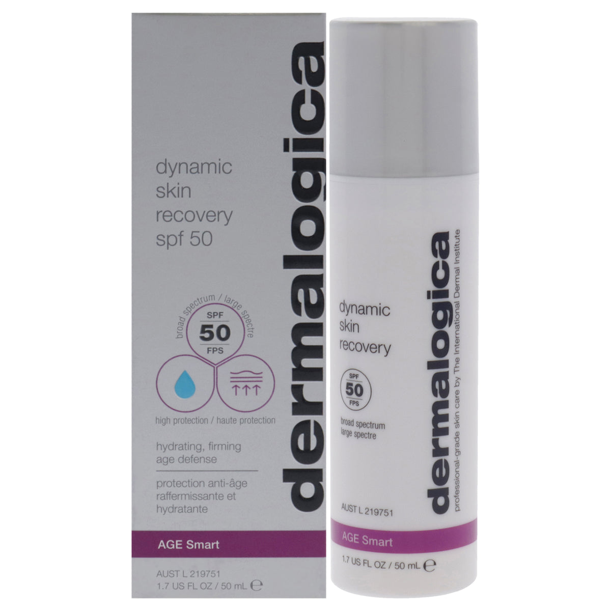 Age Smart Dynamic Skin Recovery SPF 50 by Dermalogica for Unisex  17 oz Treatment