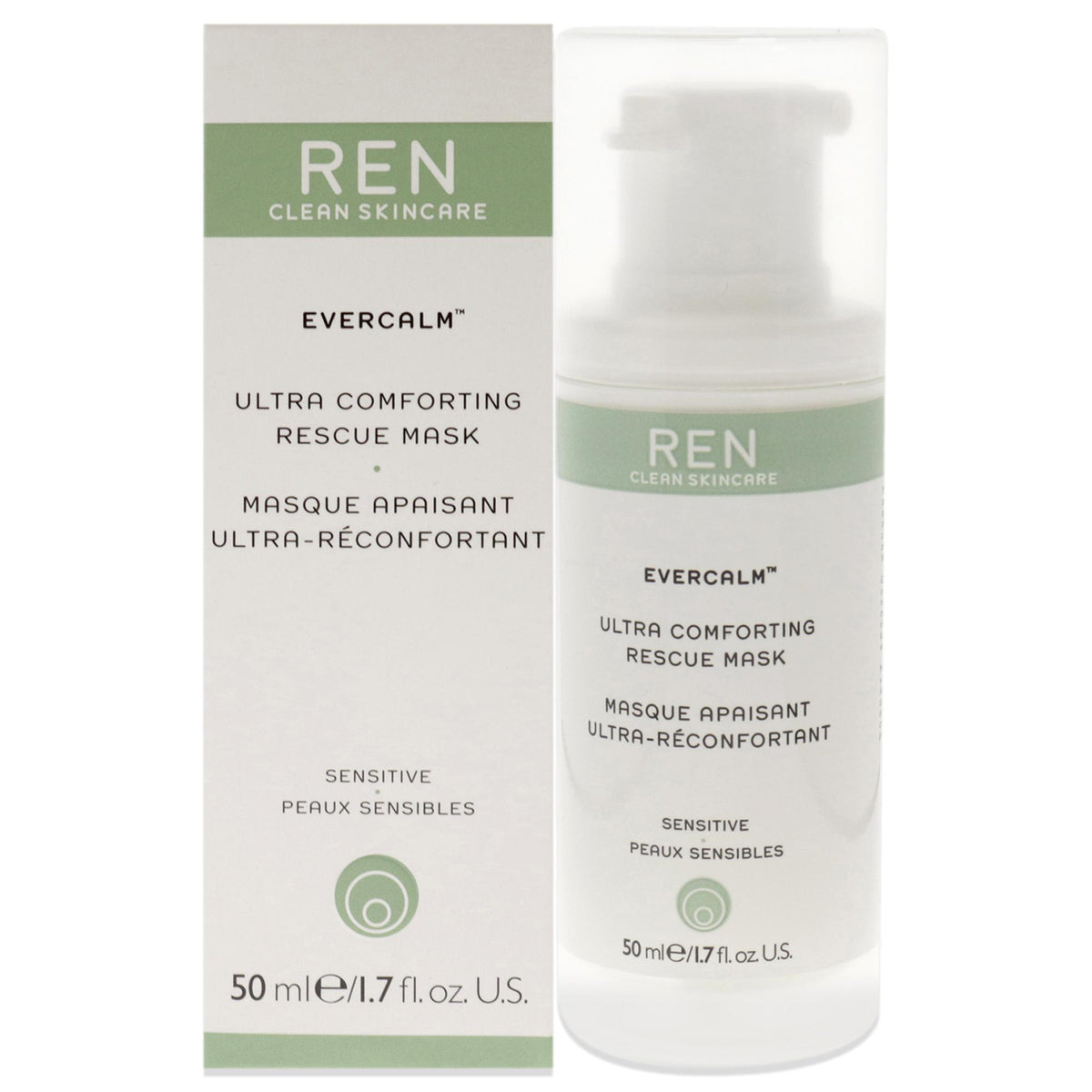 Evercalm Ultra Comforting Rescue Mask by REN for Unisex  17 oz Mask