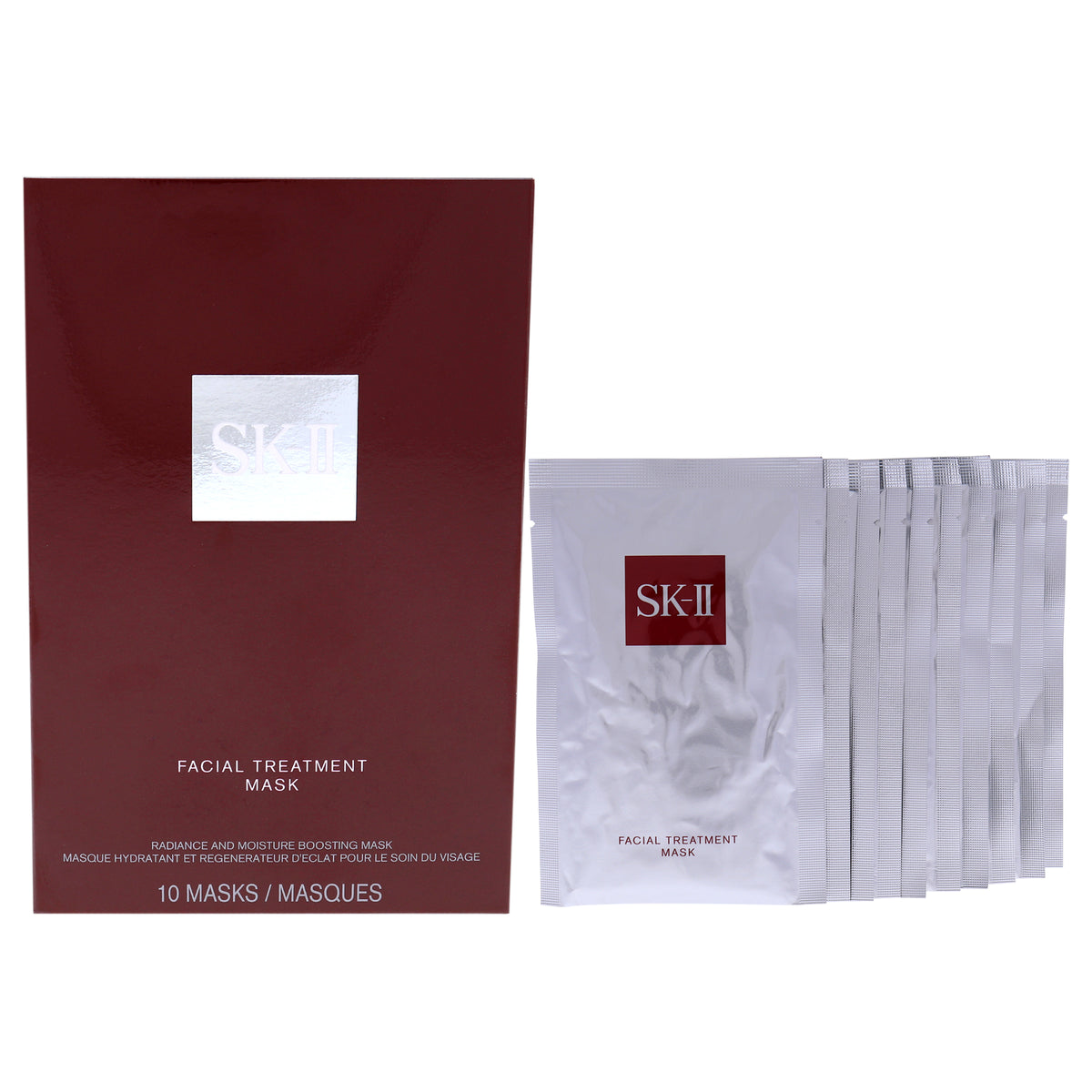 Facial Treatment Mask by SKII for Unisex  10 Pcs Treatment