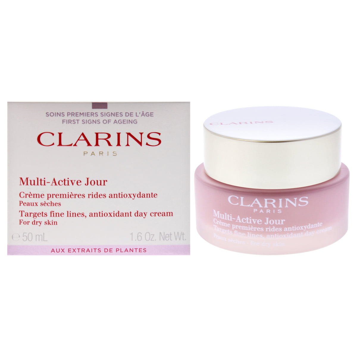 MultiActive Day Cream  Dry Skin by Clarins for Unisex  17 oz Cream