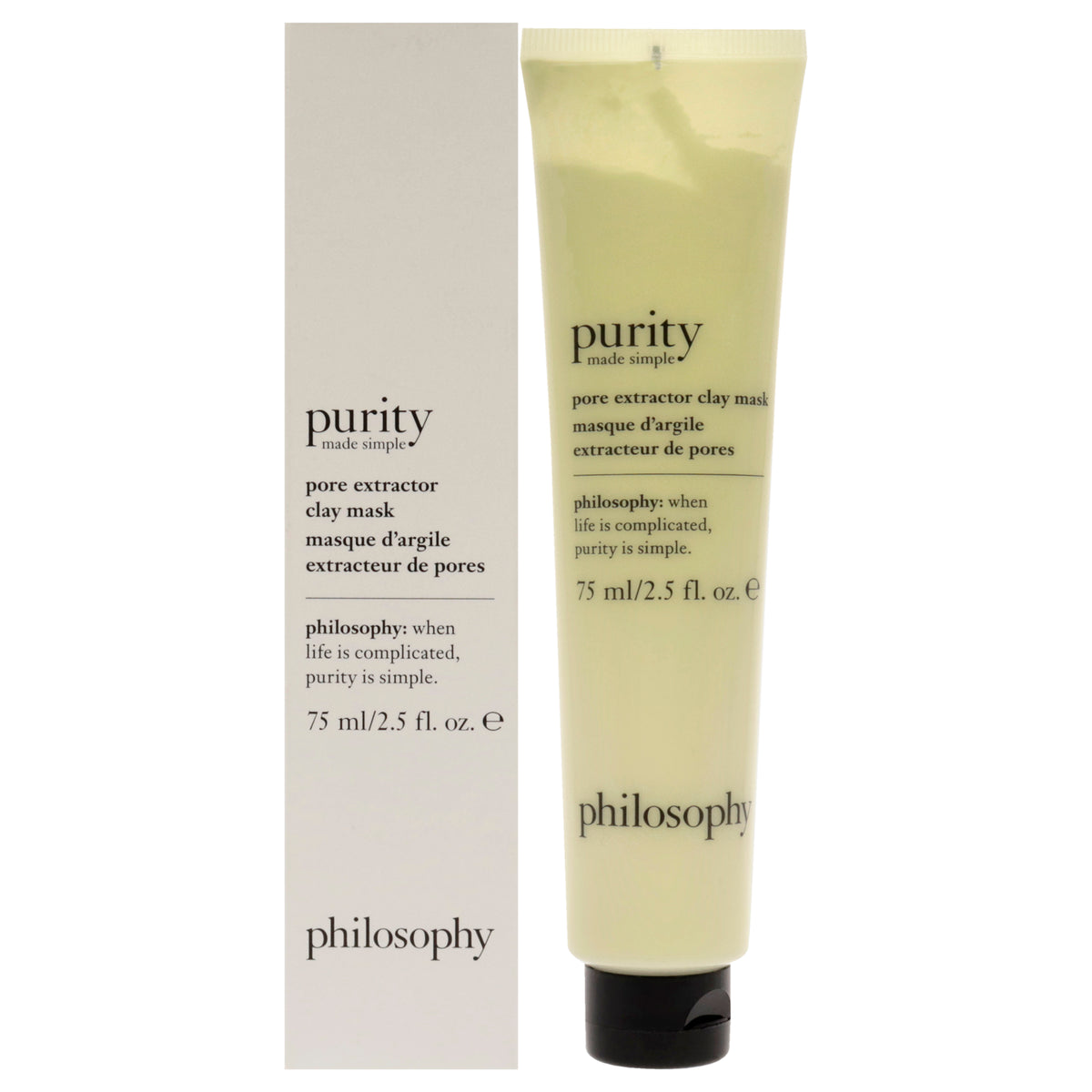 Purity Made Simple Pore Extractor Exfoliating Clay Mask by Philosophy for Unisex  25 oz Mask