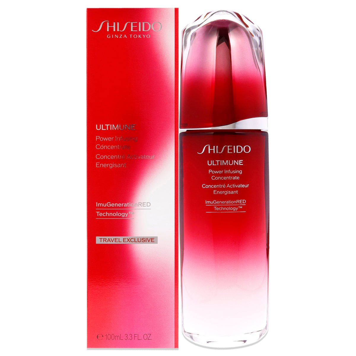 Ultimune Power Infusing Concentrate by Shiseido for Unisex  33 oz Concentrate