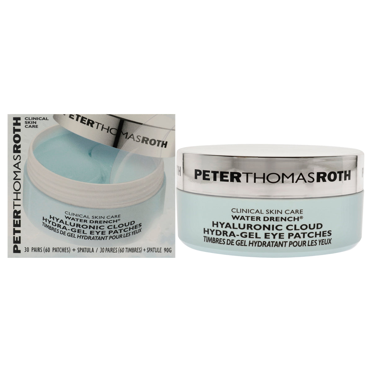 Water Drench Hyaluronic Cloud HydraGel Eye Patches by Peter Thomas Roth for Unisex  60 Pc Patches