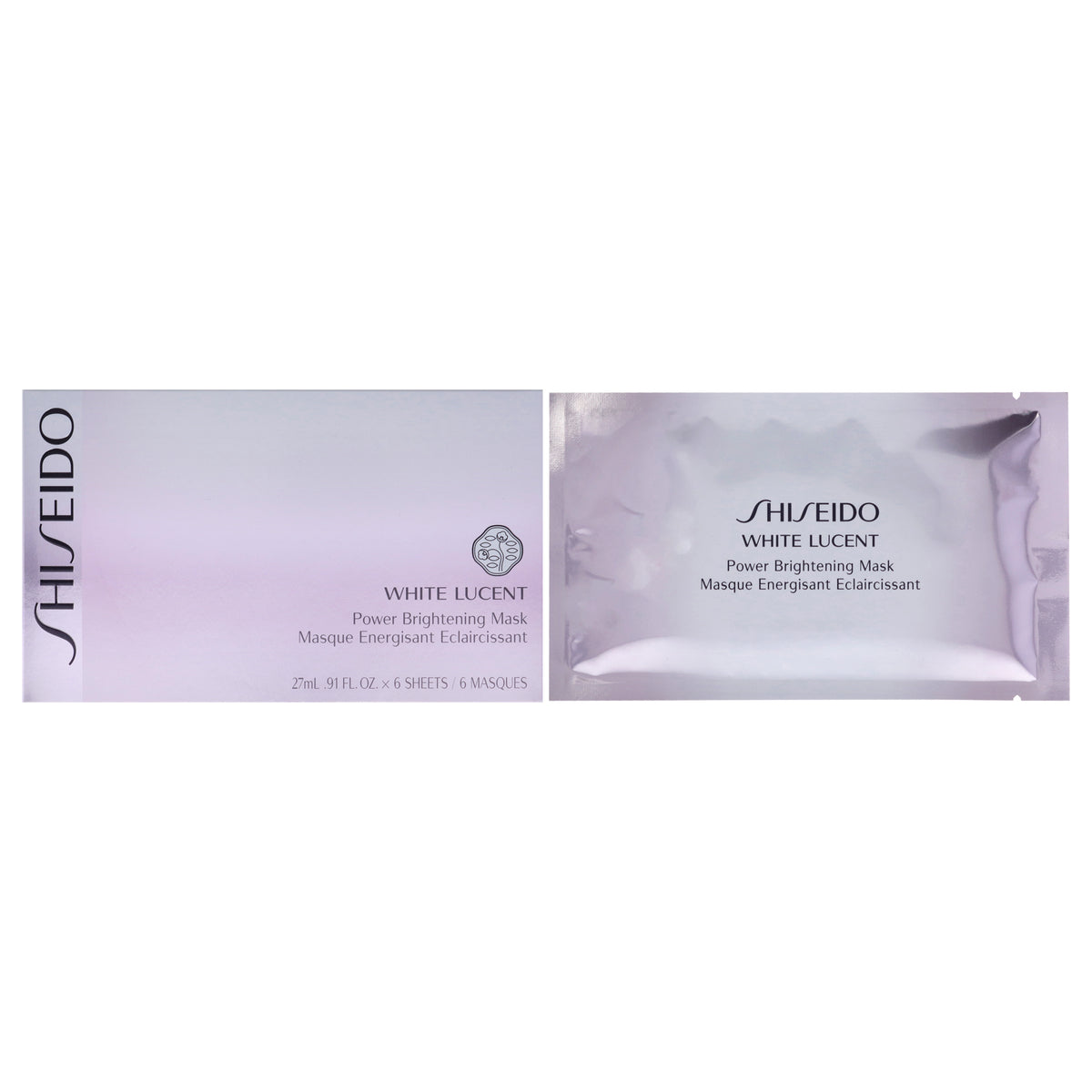 White Lucent Power Brightening Mask by Shiseido for Unisex  6 x 091 oz Mask