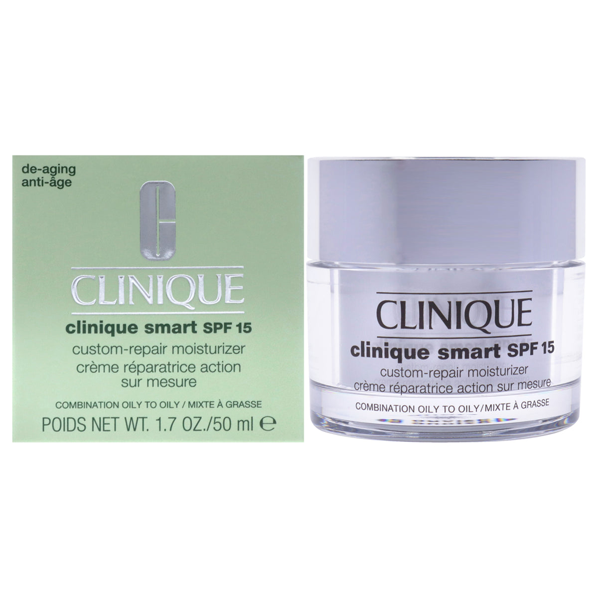 Clinique Smart CustomRepair Moisturizer SPF 15  Combination Oily To Oily by Clinique for Women  17 oz Moisturizer