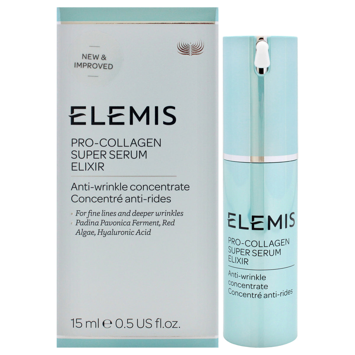 ProCollagen Super Serum Elixir by Elemis for Women  05 oz Serum