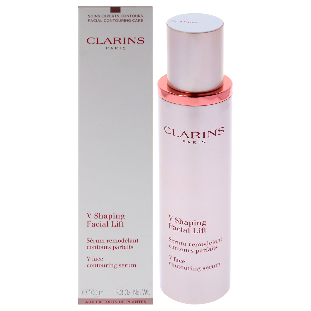 V Shaping Facial Lift Face Contouring Serum by Clarins for Women  33 oz Serum